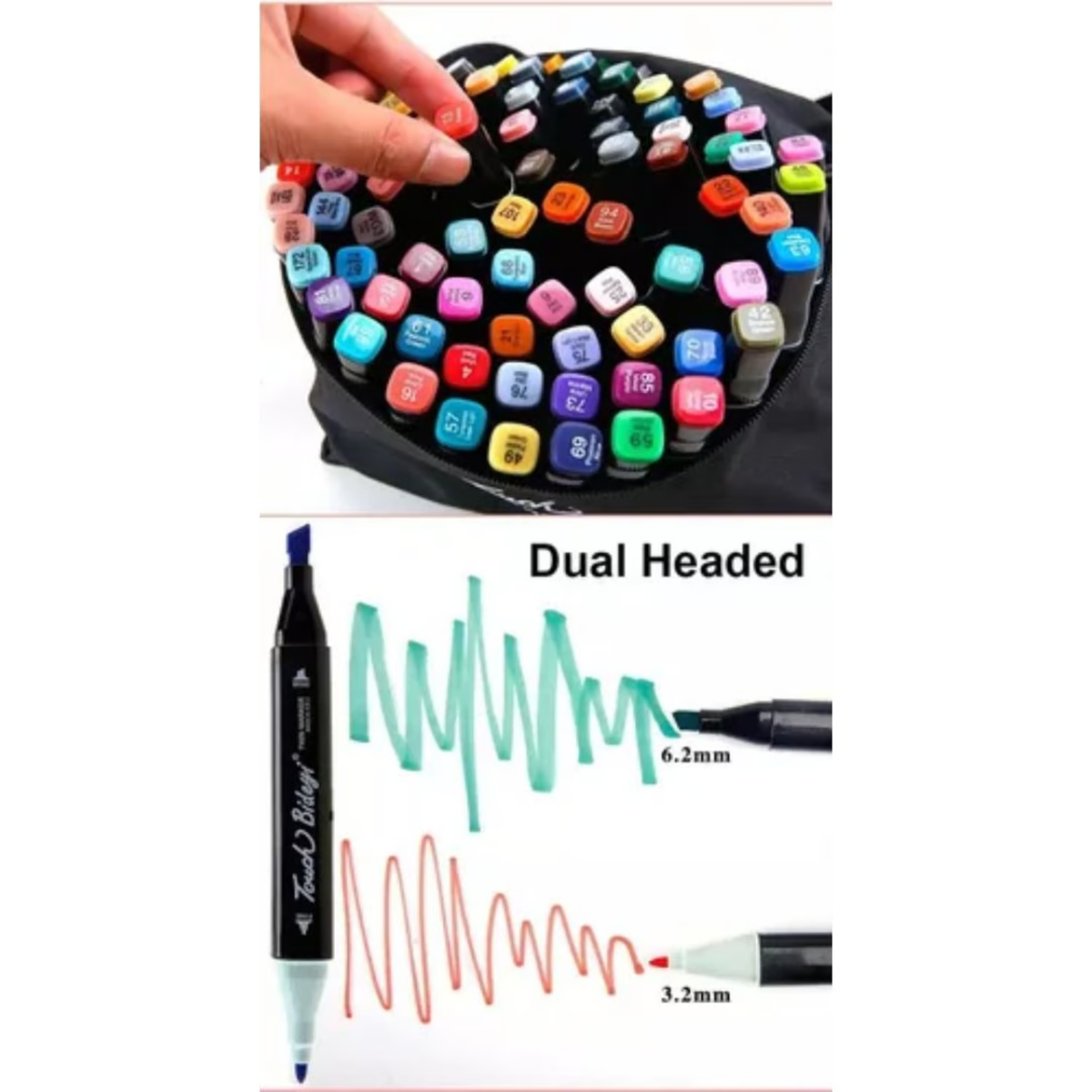 Miniatura 3 de Set de marcadores 80 pcs pd-60